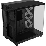 NZXT H6 Flow RGB midi tower behuizing Zwart | 2x USB-A | 1x USB-C | RGB | Tempered Glass