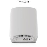 Netgear Orbi RBS760 Tri-band Mesh WiFi 6 Systeem Satelliet mesh access point Wit, Dekking tot 125 m²