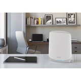 Netgear Orbi RBS760 Tri-band Mesh WiFi 6 Systeem Satelliet mesh access point Wit, Dekking tot 125 m²