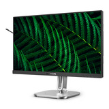 Philips 24B2G5301 23.8" monitor Zilver/zwart, VGA, HDMI, DisplayPort, USB-C, LAN, Audio, 100 Hz