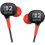 PowerA Bedrade oordopjes voor Nintendo Switch 2 in-ear  Zwart/rood, Nintendo Switch 2, Nintendo Switch, Nintendo Switch - OLED Model, Nintendo Switch Lite