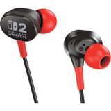 PowerA Bedrade oordopjes voor Nintendo Switch 2 in-ear  Zwart/rood, Nintendo Switch 2, Nintendo Switch, Nintendo Switch - OLED Model, Nintendo Switch Lite