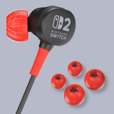 PowerA Bedrade oordopjes voor Nintendo Switch 2 in-ear  Zwart/rood, Nintendo Switch 2, Nintendo Switch, Nintendo Switch - OLED Model, Nintendo Switch Lite