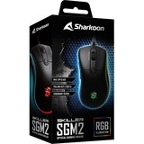 Sharkoon SKILLER SGM2 optische gaming muis Zwart, 400 - 6400 dpi, RGB leds