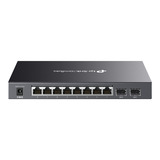 TP-Link Omada SG2210P 10-Poorts Gigabit Smart Switch Zwart, 8x PoE+, 2x Gigabit SFP