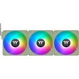 Thermaltake CT120 EX Reverse ARGB Sync PC Cooling Fan Matcha Green (3-Fan Pack) case fans Lichtgroen, 3 stuks, 120 x 120 x 25 mm, PWM