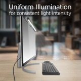 ACT Connectivity Dimbare Monitor LED Lichtbalk led-bar Zwart, USB-voeding, 3000K-6500K
