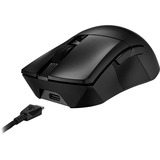 ASUS ROG Gladius III Wireless AimPoint gaming muis Zwart, 100 - 36000 dpi, USB 2.0, 2.4 GHz, Bluetooth 5.1