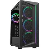 Cooler Master CMP 510 ARGB midi tower behuizing Zwart | 2x USB-A | RGB | Tempered Glass