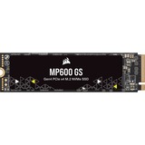 Corsair MP600 GS PCIe 4.0 NVMe M.2, 1 TB SSD Zwart, CSSD-F1000GBMP600GS, PCIe Gen 4.0 x4, NVMe 1.4, M.2 2280