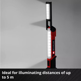EINHELL TE-CL 18/1000 S Li - Solo Accu Werklamp Rood/zwart, Accu en oplader niet inbegrepen