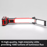 EINHELL TE-CL 18/1000 S Li - Solo Accu Werklamp Rood/zwart, Accu en oplader niet inbegrepen