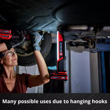 EINHELL TE-CL 18/1000 S Li - Solo Accu Werklamp Rood/zwart, Accu en oplader niet inbegrepen