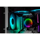 EKWB EK-Nucleus AIO CR360 Lux D-RGB waterkoeling Zwart, 4-pins PWM fan-connector