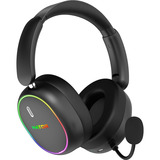 Hator Phoenix 2 Wireless over-ear gaming headset Zwart, RGB, 2.4GHz / Bluetooth 5.4 / USB-C