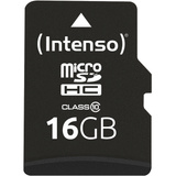 Intenso microSDHC 16GB Class 10 geheugenkaart incl. SD adapter