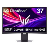 LG UltraGear 37G800A-B 37" 4K UHD curved gaming monitor Zwart, 2x HDMI, DisplayPort, USB-A, USB-C, 165Hz