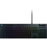 Logitech G815 LIGHTSYNC RGB Mechanical Gaming Keyboard Zwart, US lay-out, GL Clicky, RGB leds