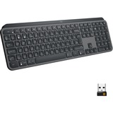 Logitech MX Keys Advanced Wireless Illuminated Keyboard, toetsenbord Zwart, US lay-out, Bluetooth