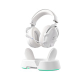 MCHOSE V9 Turbo+ Magnetic Wireless  over-ear gaming headset Wit/zilver, Nintendo Switch, PlayStation 4, PlayStation 5, Mobiel, Pc, 2.4G / Bluetooth / USB