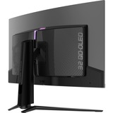 MSI MPG 321CURX QD-OLED 31.5" 4K Ultra HD curved gaming monitor Zwart, 1x DisplayPort, 2x HDMI, 1x USB-C, 2x USB-A, 240 Hz