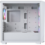 Montech X5M midi tower behuizing Wit | 2x USB-A | 1x USB-C | RGB | Tempered Glass