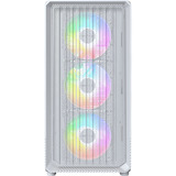 Montech X5M midi tower behuizing Wit | 2x USB-A | 1x USB-C | RGB | Tempered Glass