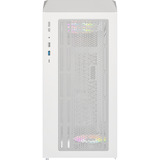 Montech X5M midi tower behuizing Wit | 2x USB-A | 1x USB-C | RGB | Tempered Glass