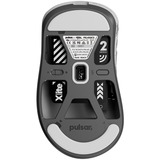 Pulsar [Quiccs Edition] Xlite v4 Gaming Mouse Wit/rood, 32,000 DPI, 8000 Hz
