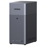UGREEN DH2300 incl. 2x Seagate IronWolf 4 TB harde schijf nas Grijs, 1GbE, HDMI, USB