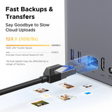 UGREEN DH2300 incl. 2x Seagate IronWolf 4 TB harde schijf nas Grijs, 1GbE, HDMI, USB