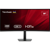 ViewSonic VA3820C UWQHD+ 21:9 Curved Monitor met USB-C Hub 38" UltraWide  Zwart, 2x HDMI, 1x DisplayPort, USB-C, USB-B 