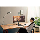 ViewSonic VA3820C UWQHD+ 21:9 Curved Monitor met USB-C Hub 38" UltraWide  Zwart, 2x HDMI, 1x DisplayPort, USB-C, USB-B 