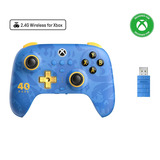 8BitDo Ultimate 3-mode Controller for Xbox - Rare 40th Anniversary Edition Blauw/goud, Xbox Series X|S, Xbox One, Pc, Bluetooth / USB-C / 2.4 GHz	