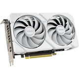 ASUS Radeon RX 9060 XT DUAL White Edition 16GB grafische kaart Wit, RDNA4, GDDR6, 2x DisplayPort, 1x HDMI 2.1