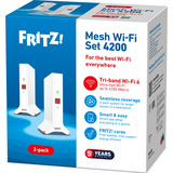 AVM FRITZ!Mesh Wi-Fi Set 4200 2-pack International repeater Wit, 2 stuks