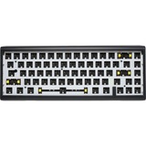 Ducky ProjectD Tinker 65 met QMK/VIA RGB mechanisch toetsenbord Zwart, US lay-out (QWERTY), 65%, Barebone. RGB leds, Hot-swappable, Gasket mount