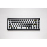 Ducky ProjectD Tinker 65 met QMK/VIA RGB mechanisch toetsenbord Zwart, US lay-out (QWERTY), 65%, Barebone. RGB leds, Hot-swappable, Gasket mount