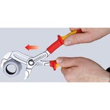 KNIPEX Cobra VDE Hightech-waterpomptang 87 26 250 zweedse- / waterpomp-tang Rood/geel, Getande grijpvlakken, Doorgestoken scharnier 