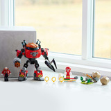 LEGO Sonic the Hedgehog - Knuckles vs. Dr. Eggman Egg Crusher mecha Constructiespeelgoed 77005