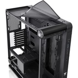 Thermaltake Core P6 Tempered Glass midi tower behuizing Zwart | 4x USB-A | 1x USB-C | Window