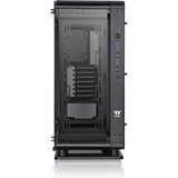 Thermaltake Core P6 Tempered Glass midi tower behuizing Zwart | 4x USB-A | 1x USB-C | Window