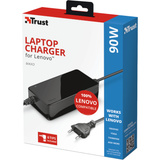 Trust Maxo 90W Laptop Charger for Lenovo voedingseenheid Zwart, 23394