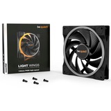 be quiet! Light Wings PWM high-speed RGB case fan Zwart, 140 x 140 x 25 mm
