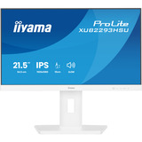 iiyama ProLite XUB2293HSU-W7 21.5" monitor Wit (mat), 100 Hz, HDMI, DisplayPort, Audio, USB