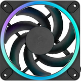 Fractal Design Momentum 12 RGB Black case fan Zwart, 4-pin PWM connector, ARGB Gen 2 (16 LEDs)