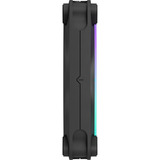 Fractal Design Momentum 12 RGB Black case fan Zwart, 4-pin PWM connector, ARGB Gen 2 (16 LEDs)