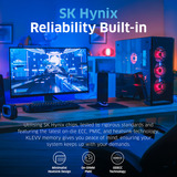 KLEVV 32 GB DDR5-5600 (2x 16 GB) Kit werkgeheugen Wit, KD5AGU880-56K300F, FIT V, XMP 3.0, EXPO