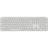 Keychron B6 Pro Ultra-Slim toetsenbord Wit, US lay-out (QWERTY), Scissor switches, 100%, ABS, 2.4 GHz | Bluetooth 5.2 | USB-C