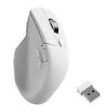 Keychron M6 Wireless Mouse Wit, 100 tot 30.000 dpi, 8000Hz, 2,4 GHz / Bluetooth / USB